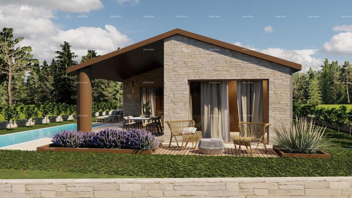 Offerta imperdibile! Vendita di terreni con permesso di costruzione per la realizzazione di una casa familiare con piscina, Tinjan!