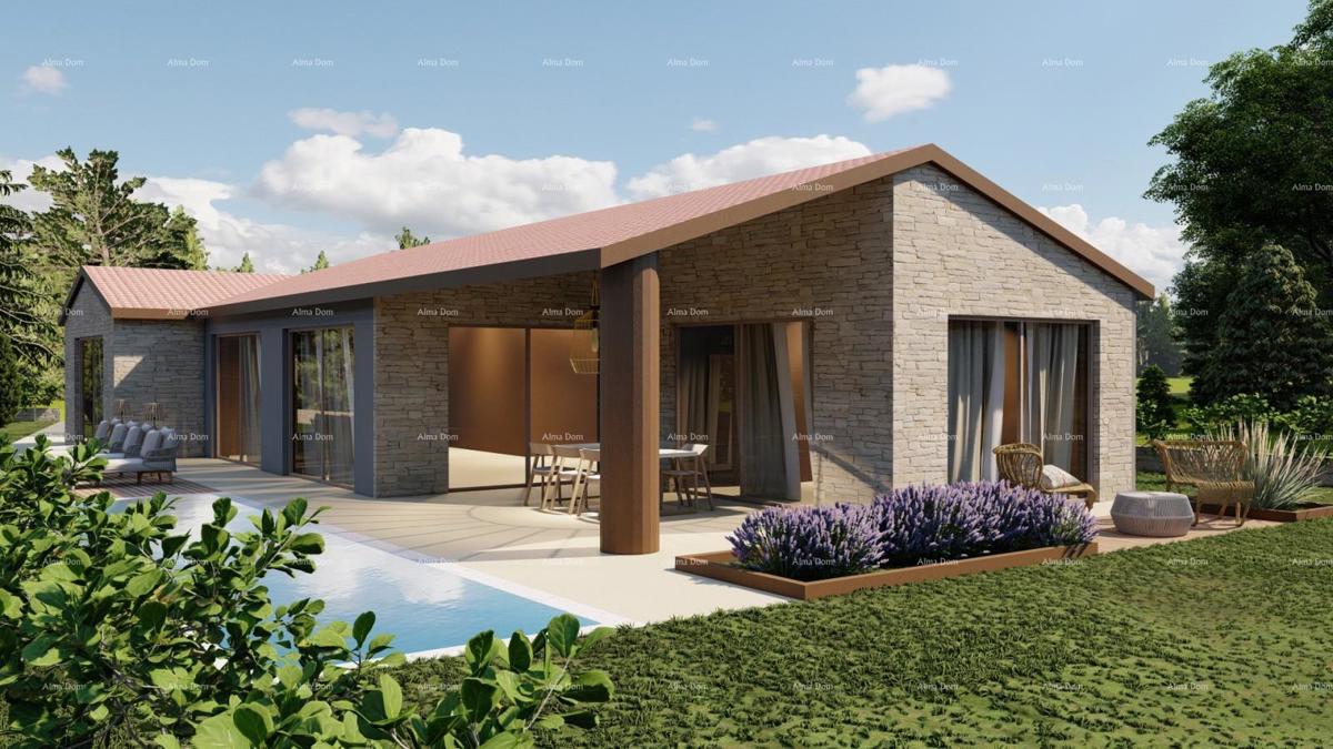 Offerta imperdibile! Vendita di terreni con permesso di costruzione per la realizzazione di una casa familiare con piscina, Tinjan!