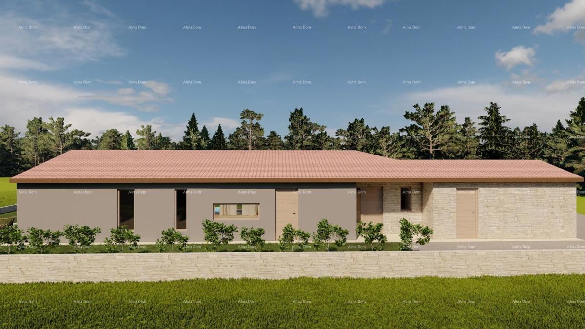 Offerta imperdibile! Vendita di terreni con permesso di costruzione per la realizzazione di una casa familiare con piscina, Tinjan!