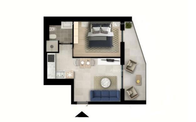 UMAG! Appartamento moderno in un complesso residenziale di alta qualità vicino al mare, S30