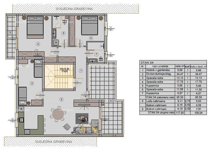Nuovo progetto residenziale in ottima posizione; Pula! S4, Z5