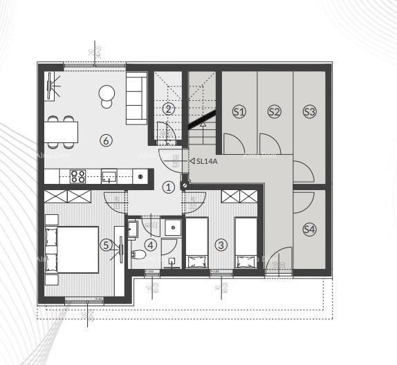 Vendita di appartamenti nel nuovo complesso residenziale, Štinjan! 14A