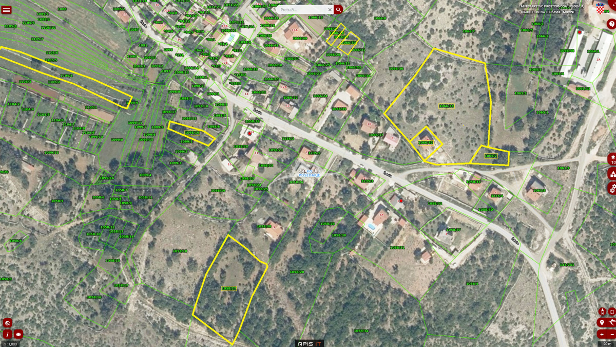 MASLENIČKO ŽDRILO - TERRENO EDIFICABILE 1.879 M2 PLUS 6.873 M2AGRICOLO - € 262.560