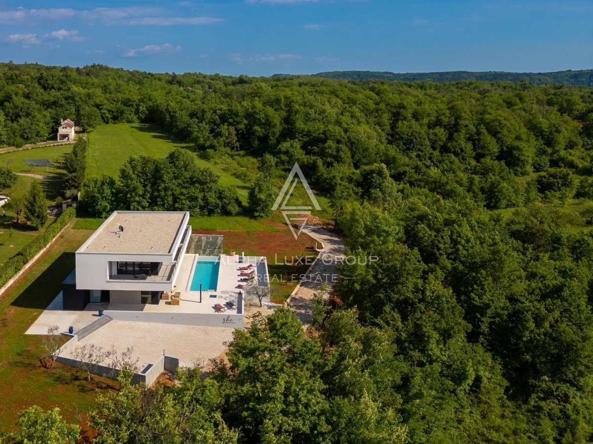 Villa moderna spettacolare nei pressi di Grožnjan, Istria