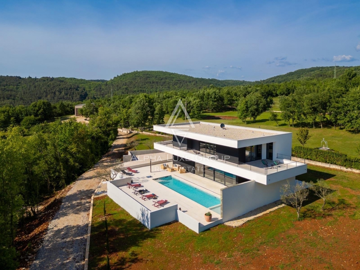 Villa moderna spettacolare nei pressi di Grožnjan, Istria