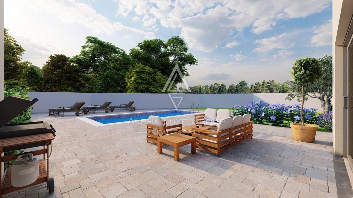 Novigrad, Istria – Appartamento moderno p. terra, giard.