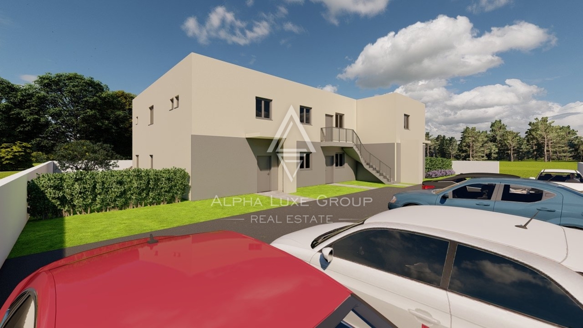 Novigrad, Istria – Appartamento moderno p. terra, giard.