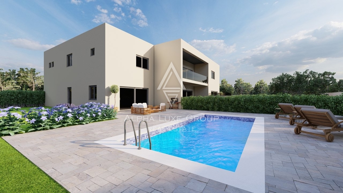 Novigrad, Istria – Appartamento moderno p. terra, giard.