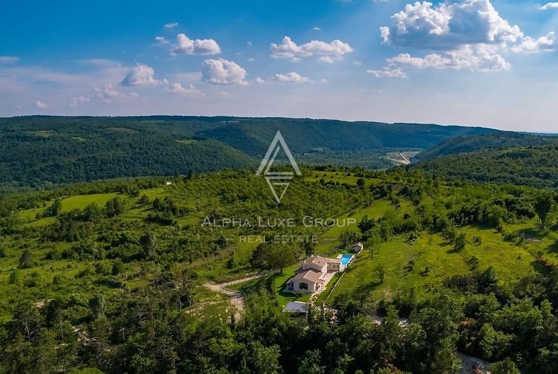 Istria, Grožnjan, Villa di lusso isolata con vista panoramica