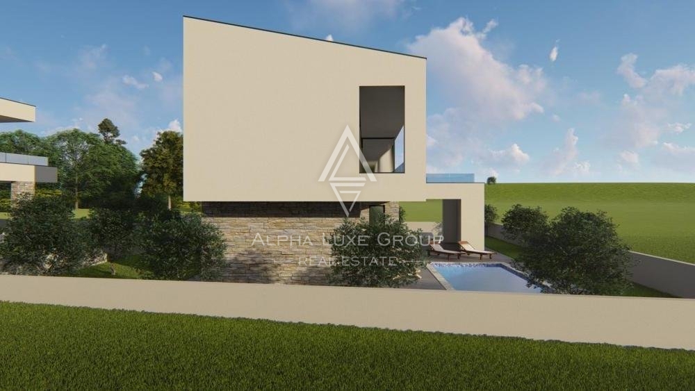 Villa moderna con piscina vicino al mare, Istria, Marčana