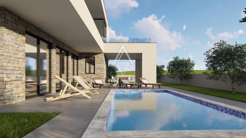 Villa moderna con piscina vicino al mare, Istria, Marčana