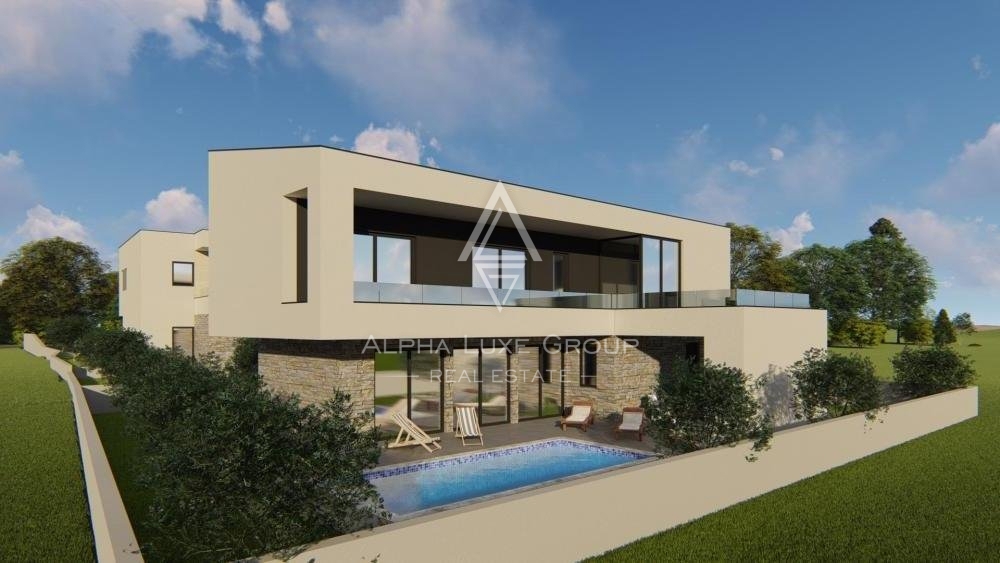 Villa moderna con piscina vicino al mare, Istria, Marčana