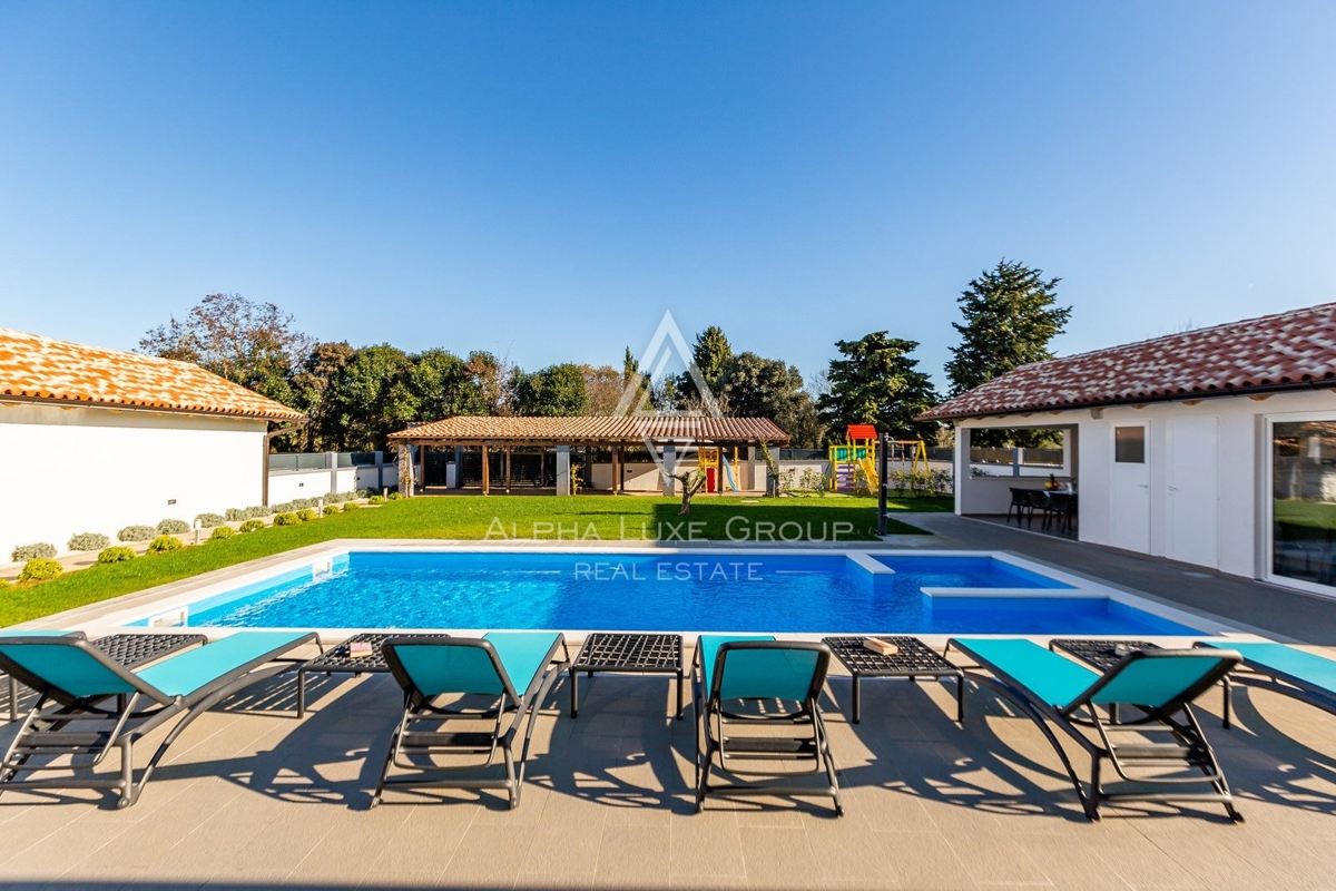 Casa moderna con piscina e sauna, Istria, Ližnjan