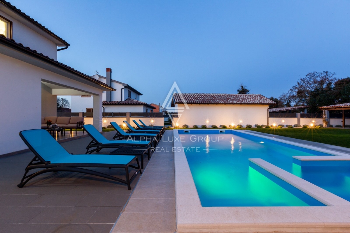 Casa moderna con piscina e sauna, Istria, Ližnjan