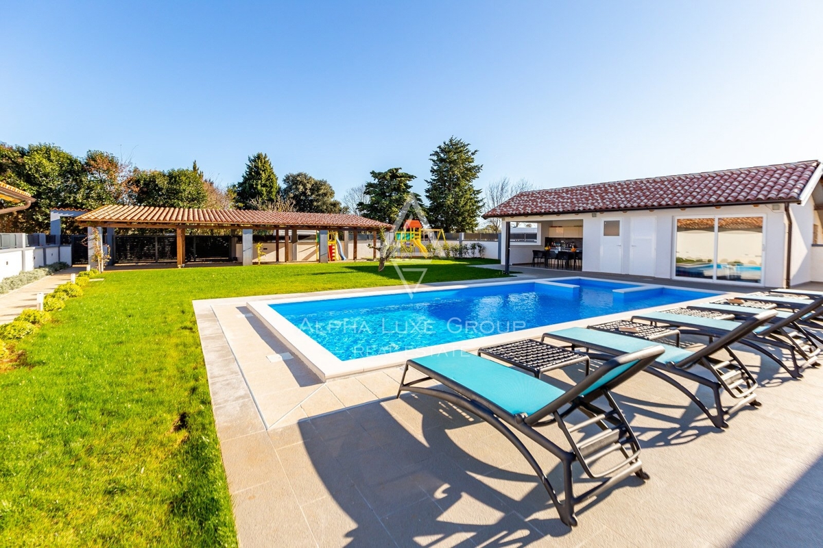 Casa moderna con piscina e sauna, Istria, Ližnjan