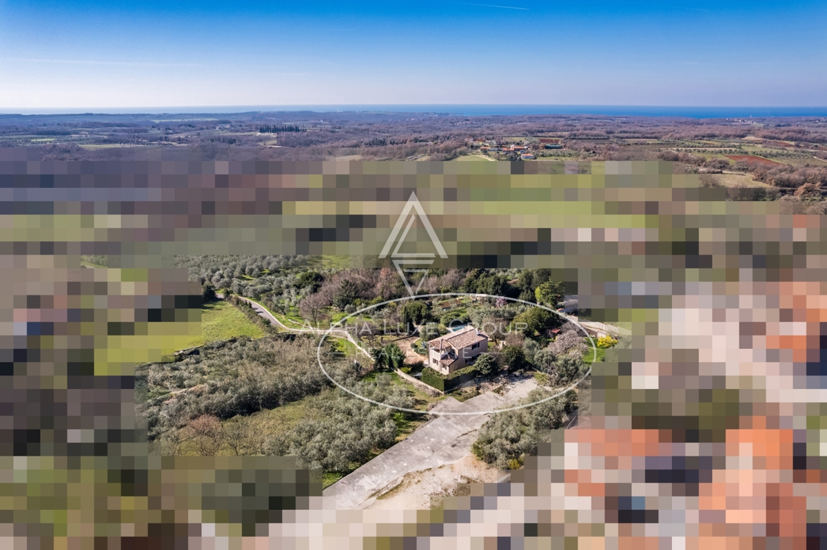 Brtonigla, Istria – Affascinante villa in pietra vista mare