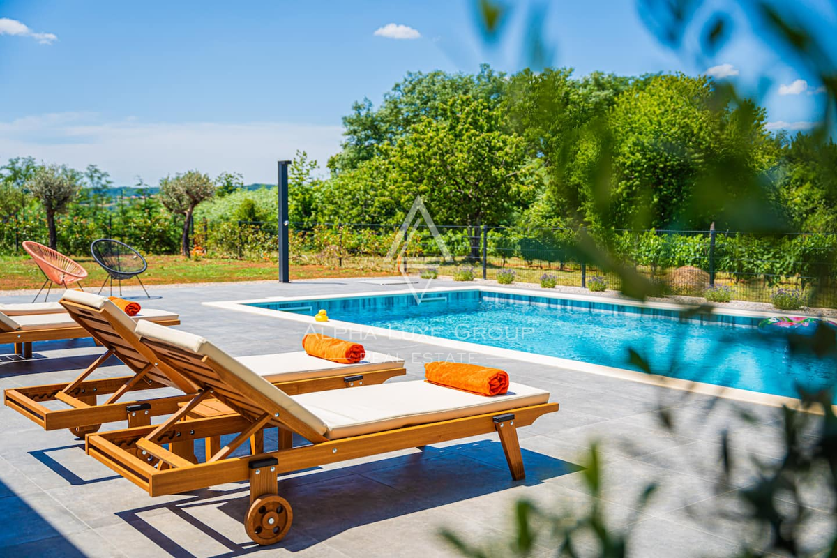 Istria, Labin: Casa affascinante con piscina