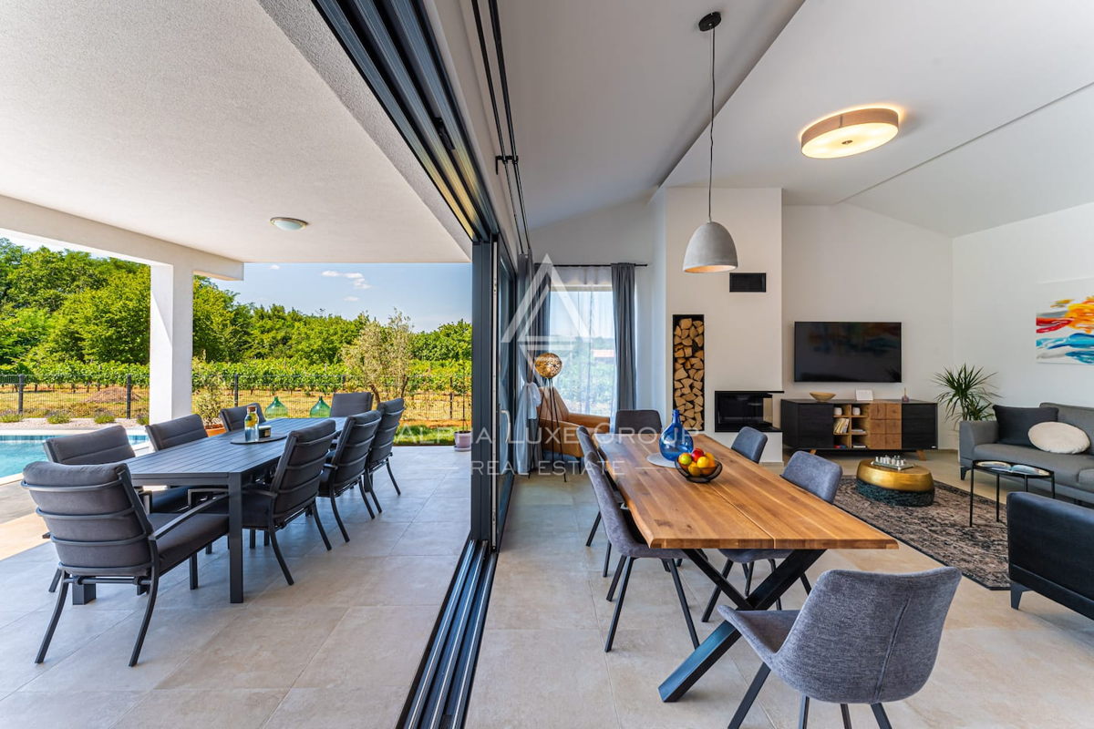 Istria, Labin: Casa affascinante con piscina