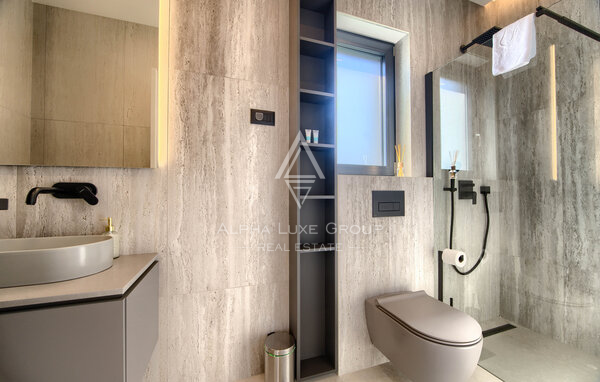 Istria, Labin: Casa moderna con piscina e tennis