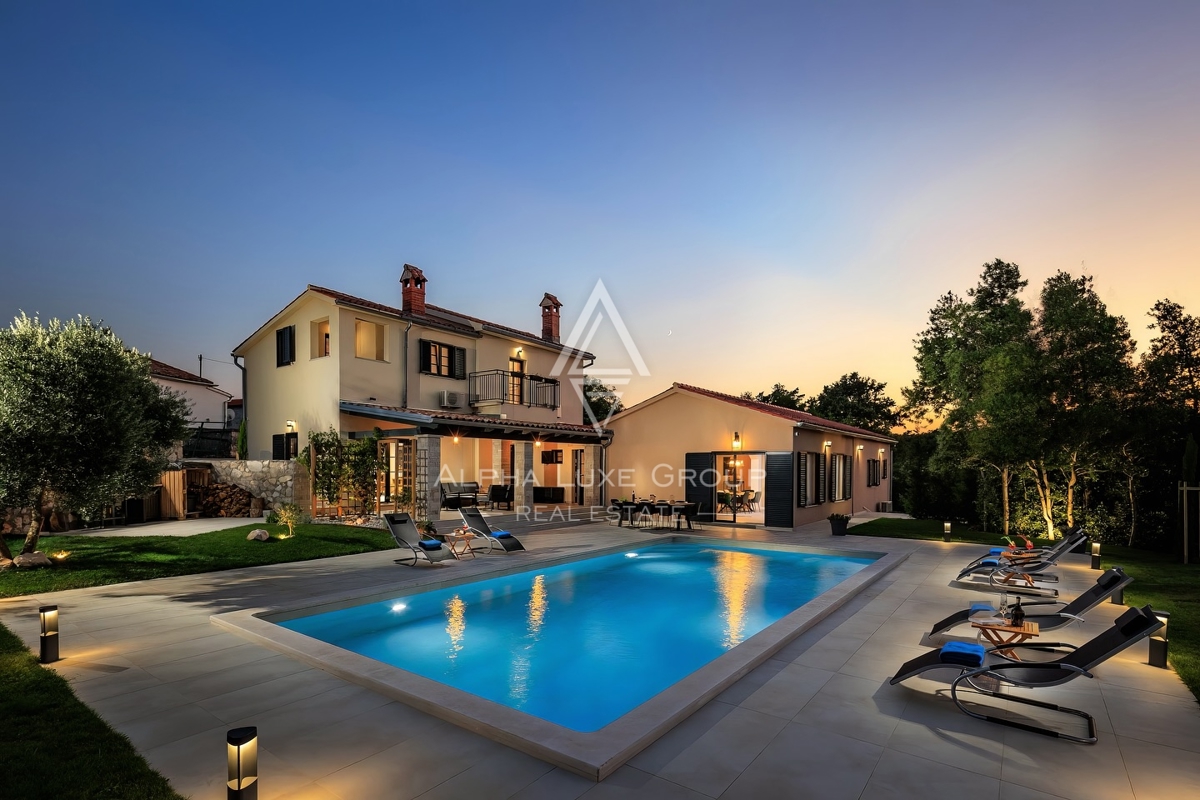 Istria, Labin – Elegante villa di lusso con vista