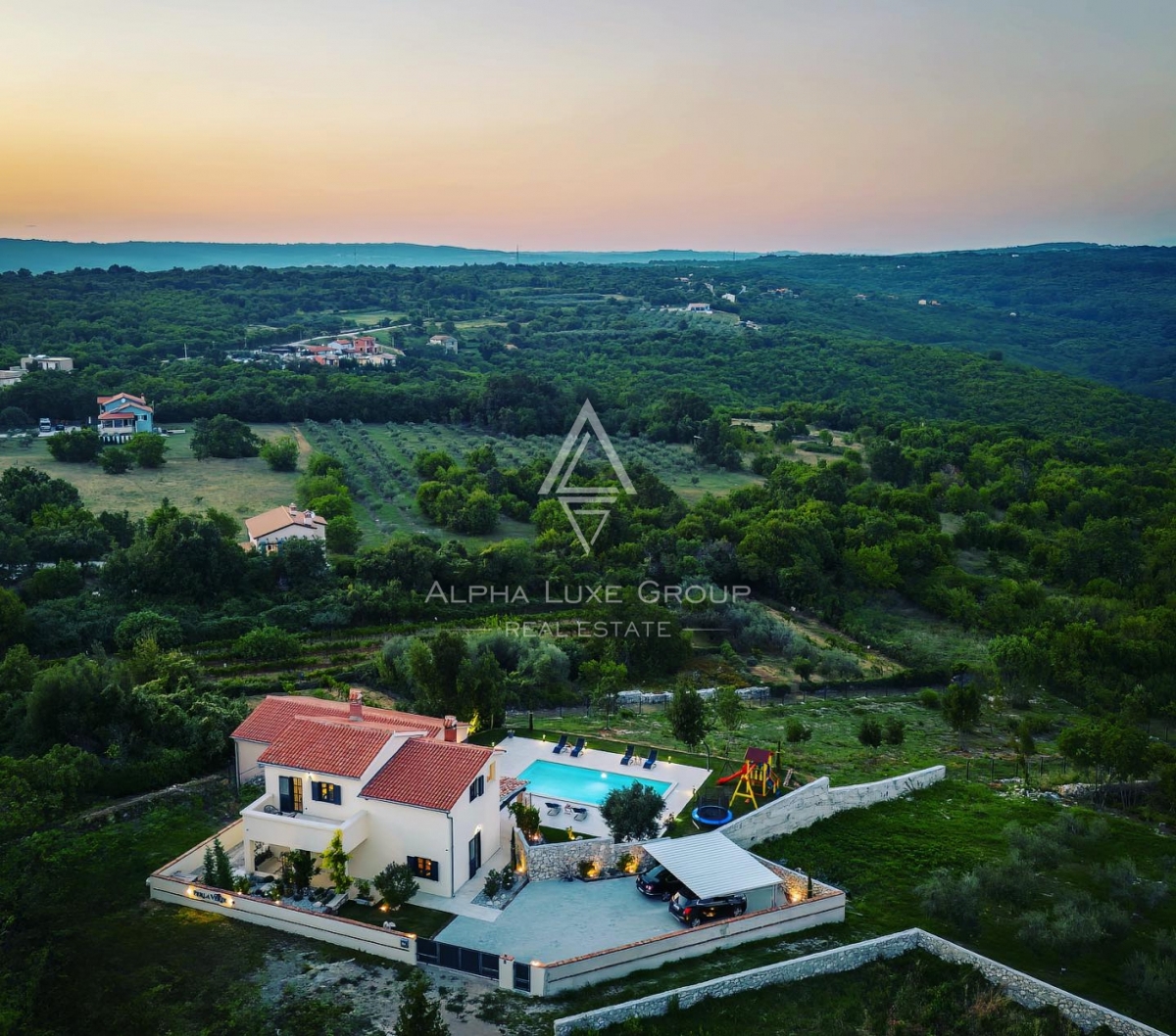 Istria, Labin – Elegante villa di lusso con vista
