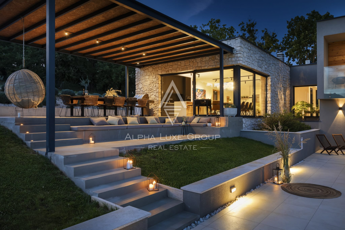 Istria, Buje – Villa di lusso con vista panoramica