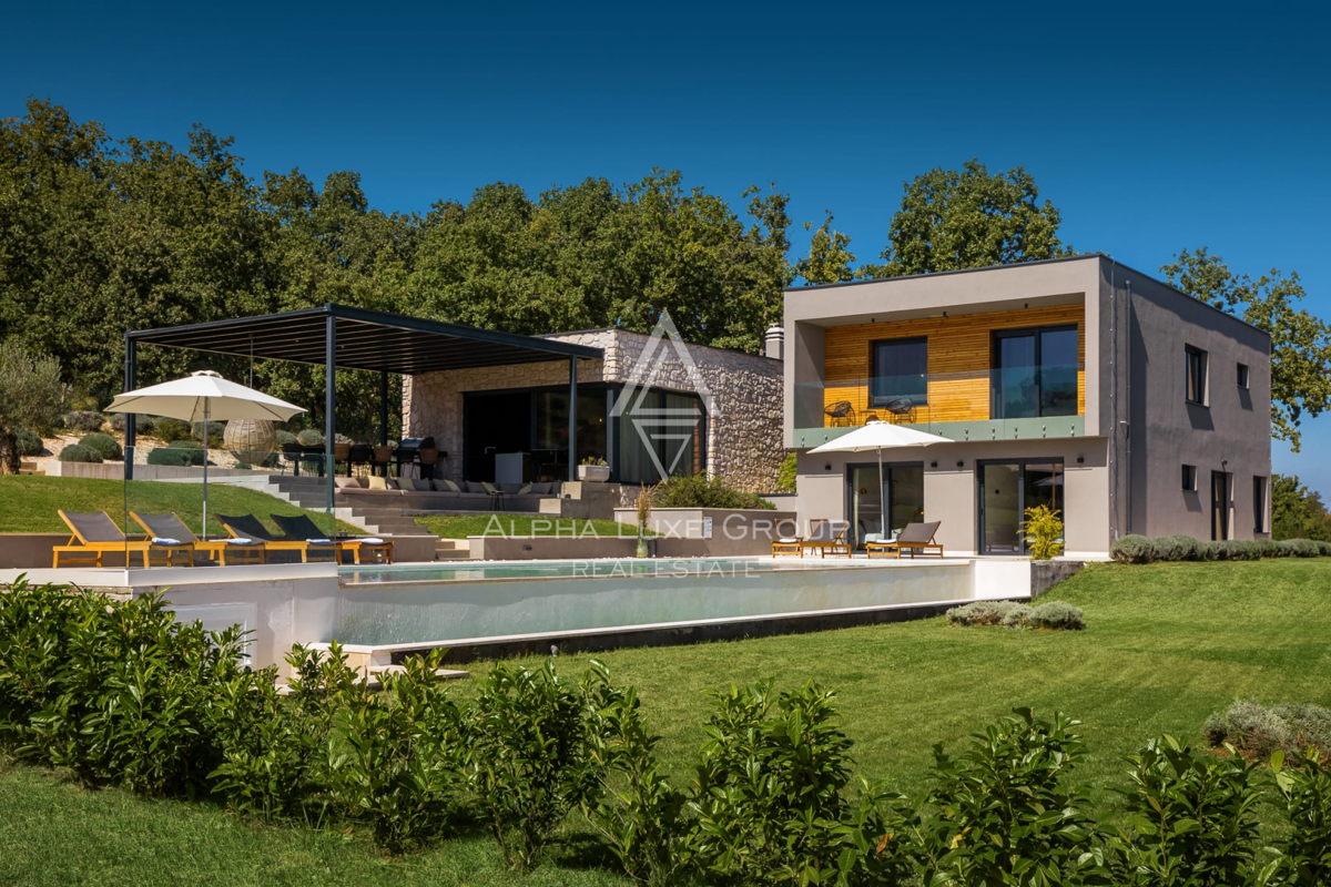 Istria, Buje – Villa di lusso con vista panoramica