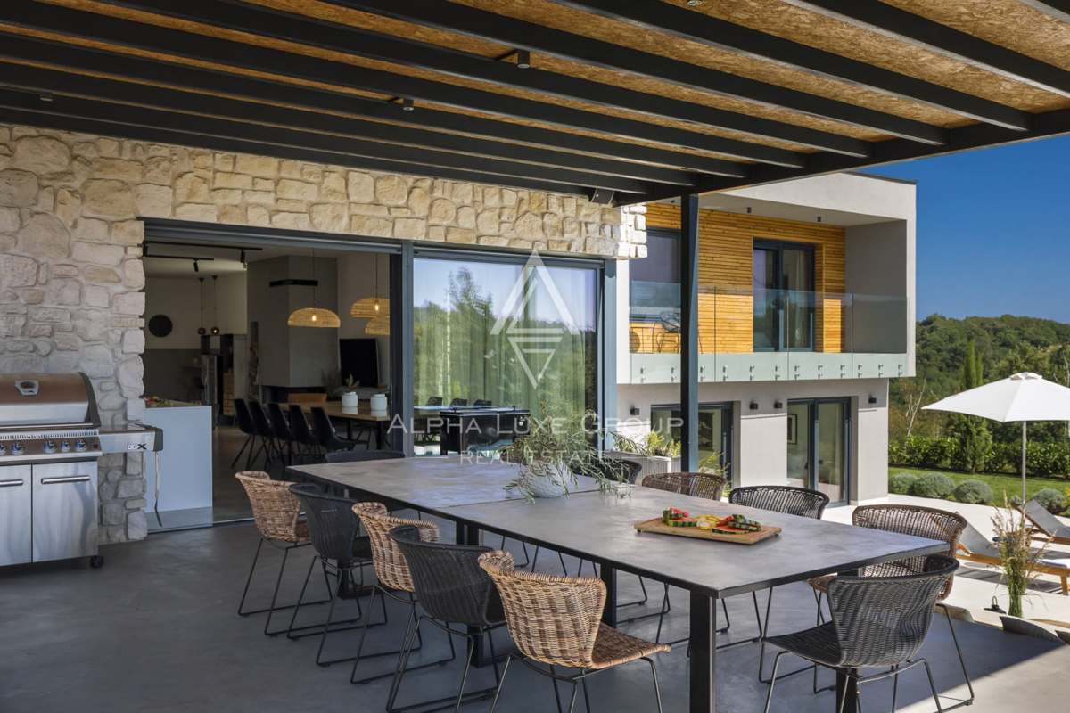 Istria, Buje – Villa di lusso con vista panoramica