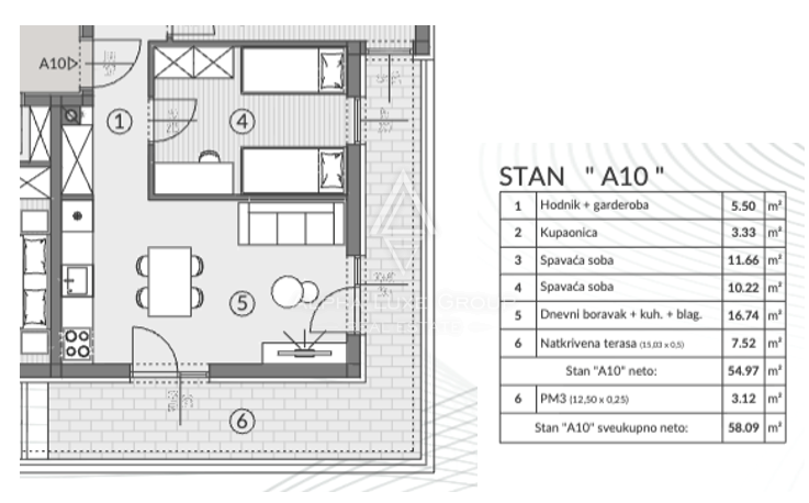 Istria, Pola – Appartamento moderno con 2 posti auto
