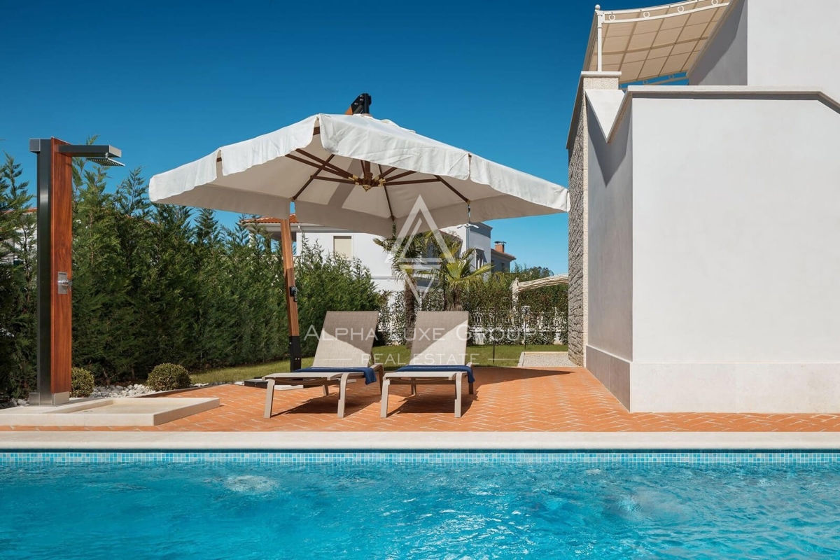 Istria, Vabriga, Lussuosa ed elegante villa con piscina e vista mare