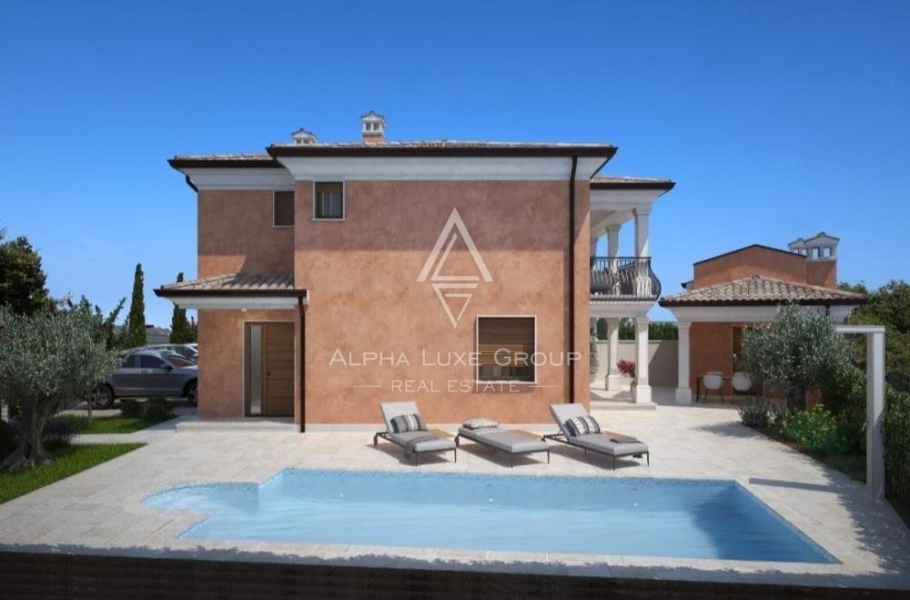 Casa bifamiliare con piscina, Istria, Buie