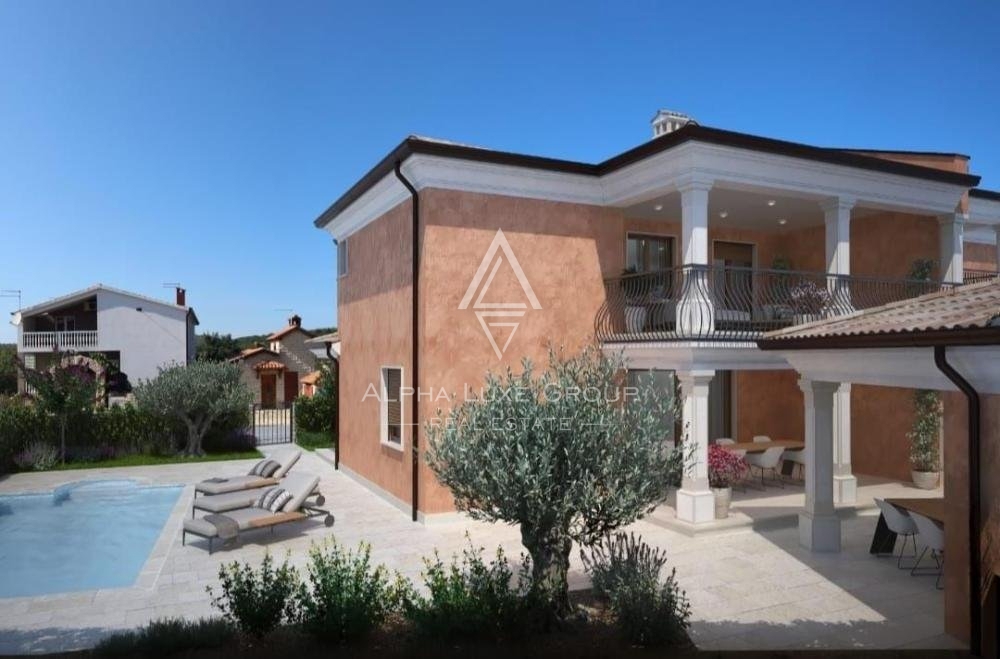 Casa bifamiliare con piscina, Istria, Buie