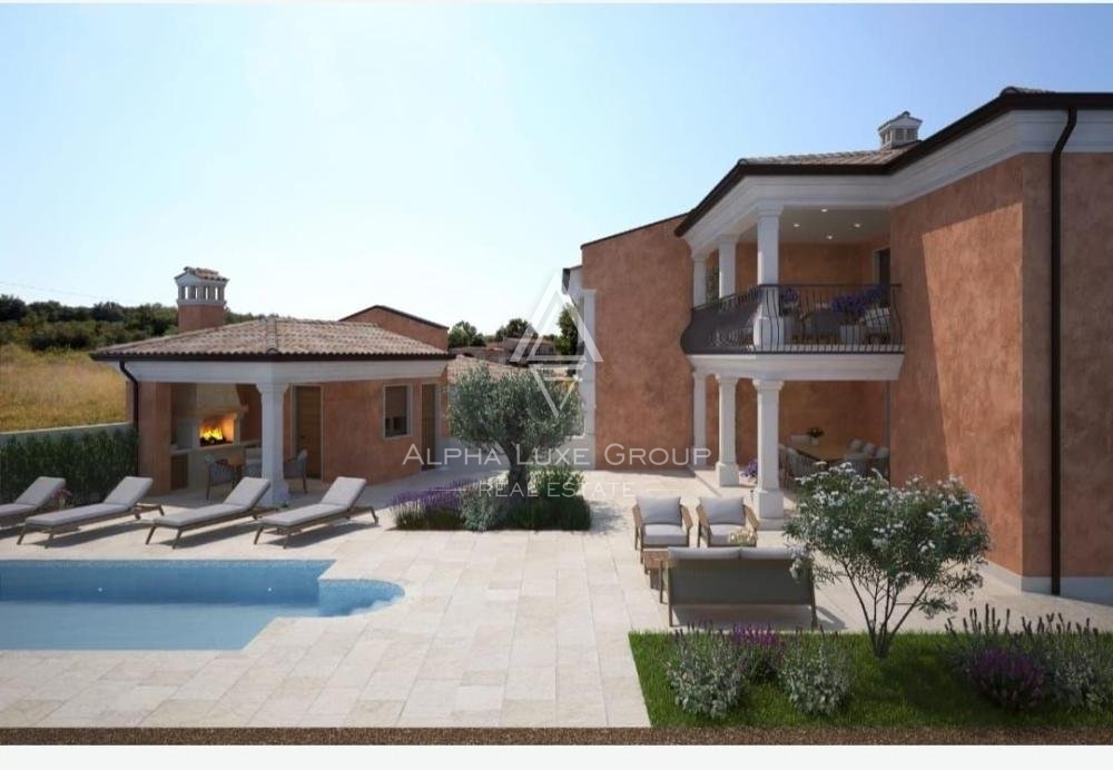 Casa bifamiliare con piscina, Istria, Buie