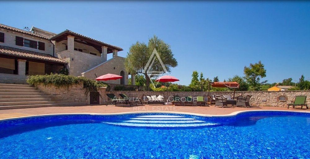 Affascinante casa in pietra con piscina, Istria, Visignano