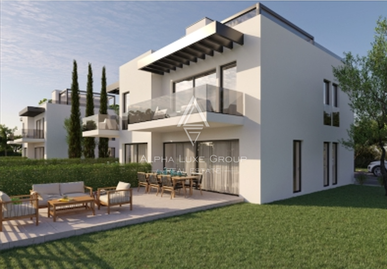 Karigador, Istria: Nuova casa bifamiliare vista mare