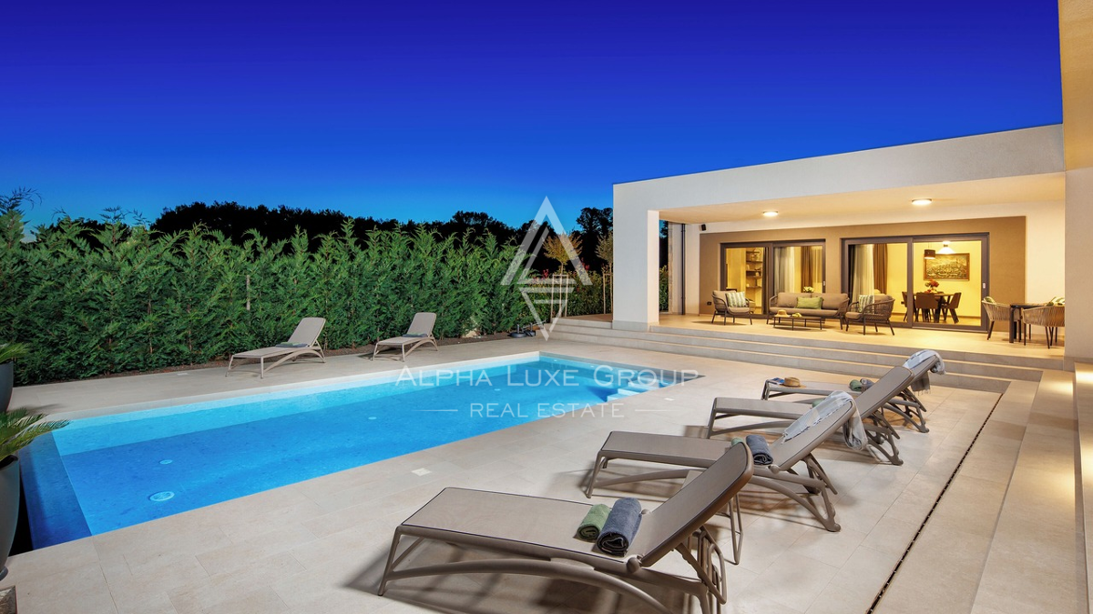 Istria, Rovinj: Villa moderna di lusso su un piano