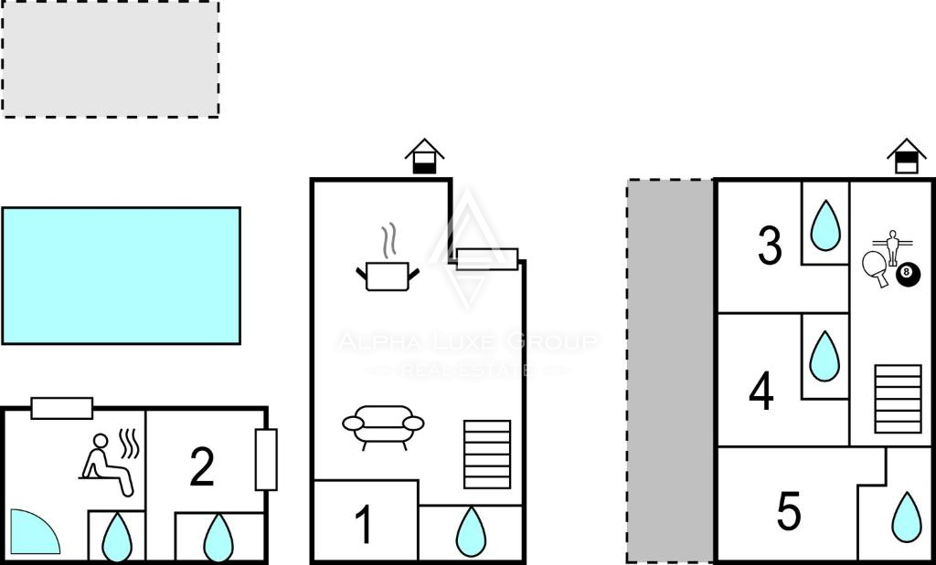 Istria, Rovinj: Villa contemporanea con piscina spa