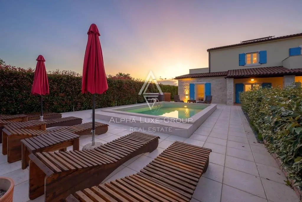 Istria, Rebići: Elegante villa con piscina e privacy