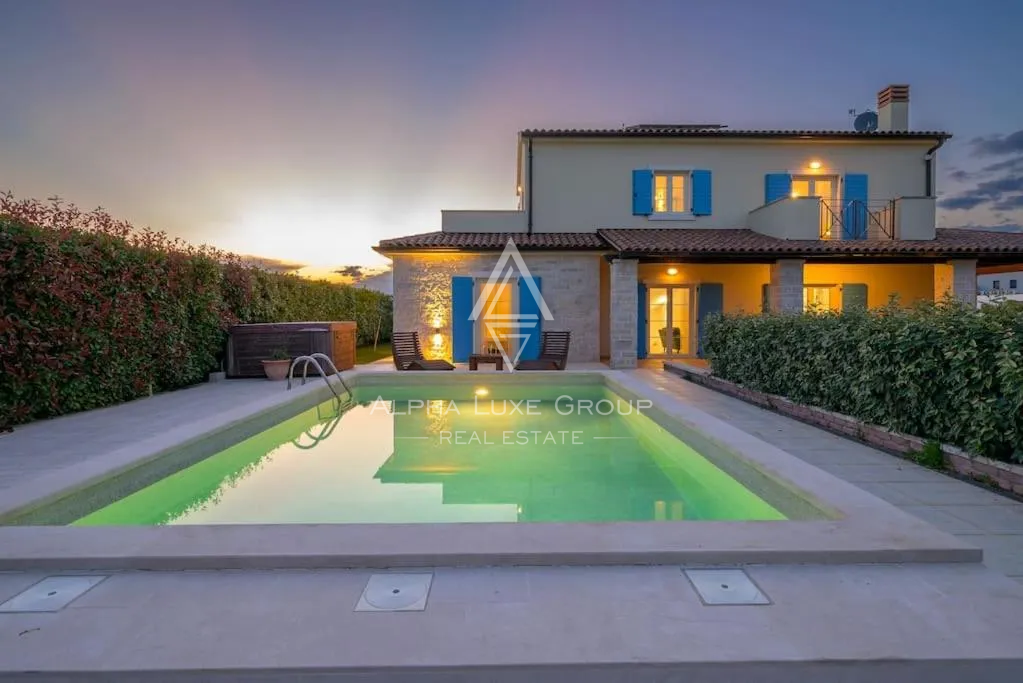 Istria, Rebići: Elegante villa con piscina e privacy