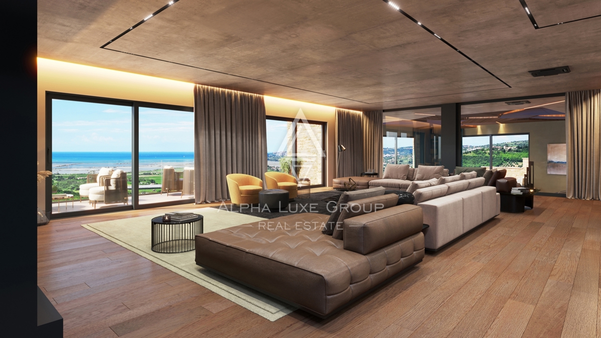 Istria, Kaštel: Terreno edificabile permesso vista mare