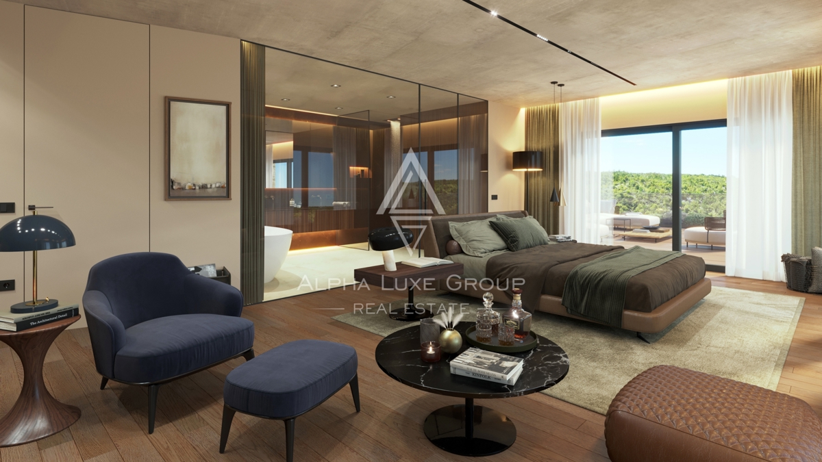 Istria, Kaštel: Terreno edificabile permesso vista mare