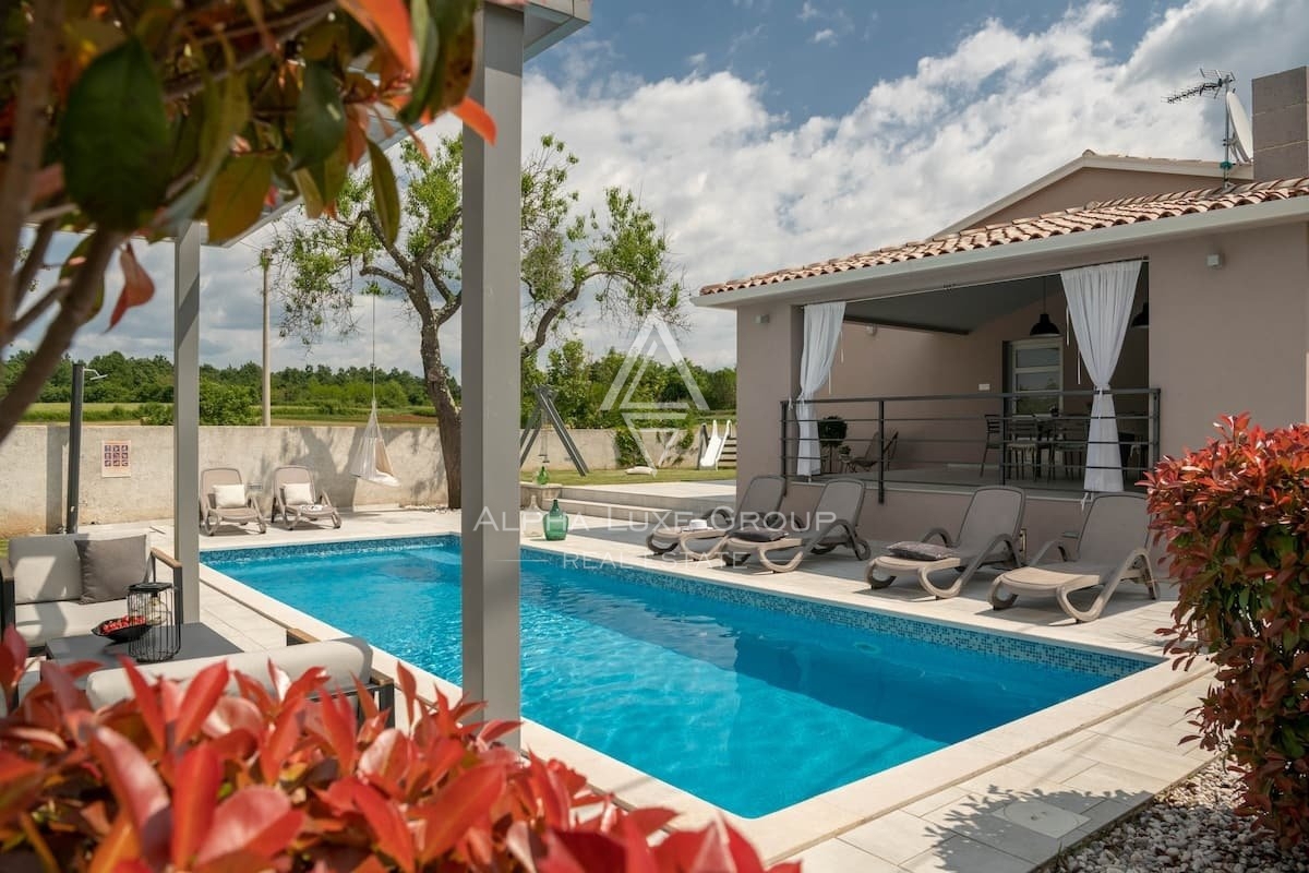 Istria, Barban - Affascinante casa con piscina e ampia terrazza