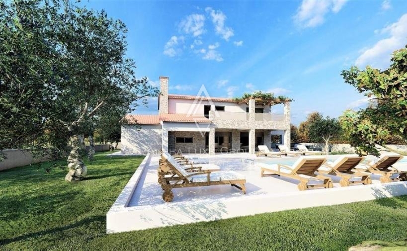 Schöne Villa mit Pool und Meerblick, Istrien, Poreč