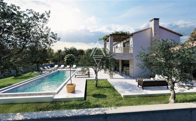 Schöne Villa mit Pool und Meerblick, Istrien, Poreč