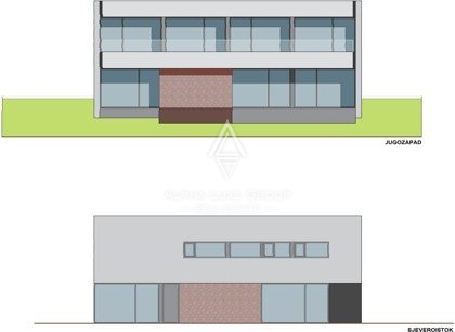 Villa di design in costruzione con vista panoramica sul mare e sulle isole Brioni, Bale, ISTRIA