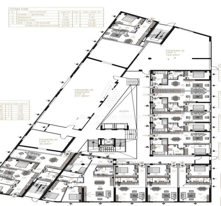 Appartamento bilocale al piano terra in costruzione, Istria, Parenzo