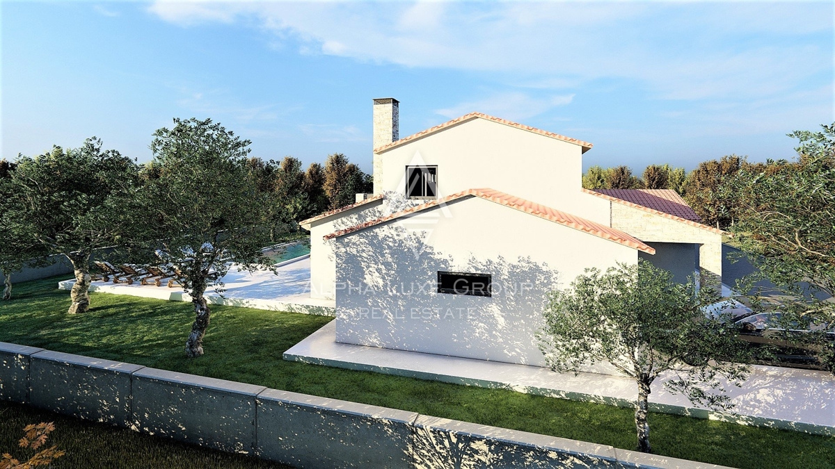 Bella villa in pietra con piscina e vista mare, Istria, Parenzo