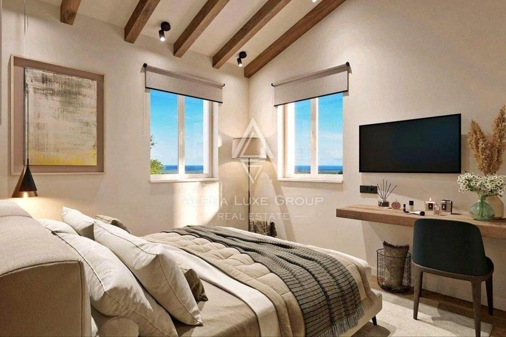 Attraente nuova villa con piscina e vista mare, Istria, Sveti Lovreč