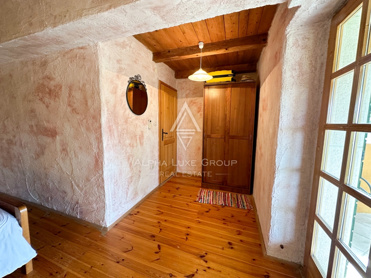 Poreč, Istria: Casa rustica in pietra nel verde tranquillo