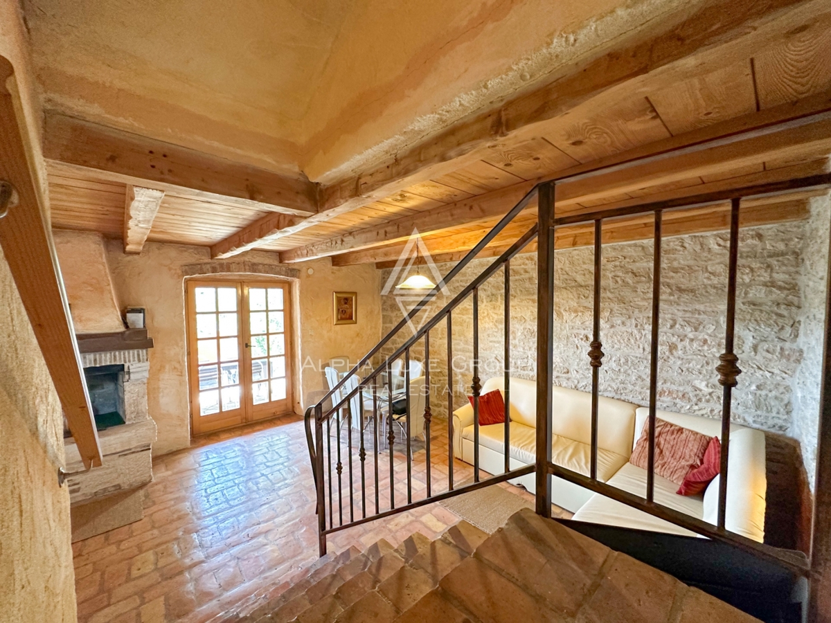 Poreč, Istria: Casa rustica in pietra nel verde tranquillo